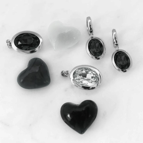 Серьги Qudo Creole TIVOLA small S jet, 310533 BW/S фото 4